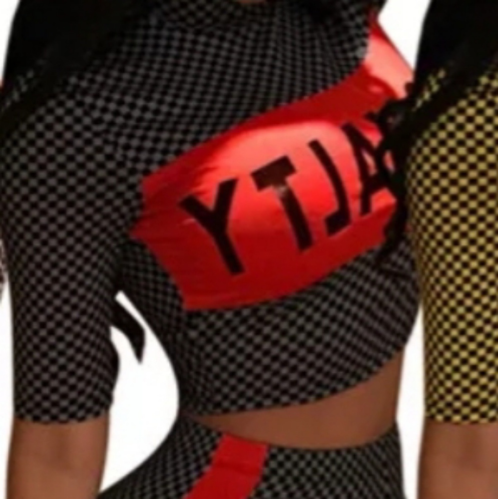 *SALE* 2 piece Royalty pants *GRAY, BLACK & RED*